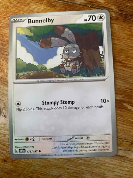 Photo of free 1 x Pokémon Stompy Stomp card (Morningside/Comiston EH10) #1