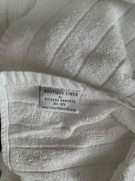 Photo of free Spa/hotel towel bundle (Coleridge Ward CB1) #2