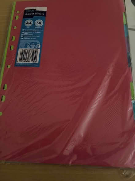 Photo of free Subject dividers (Old Heath CO2) #1