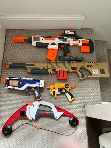 Photo of free Nerf toy guns (Bebington CH63) #1