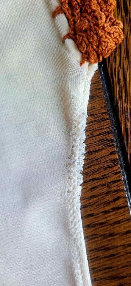 Photo of free Embroidered 70s tee - crochet trim (Adams Morgan) #4
