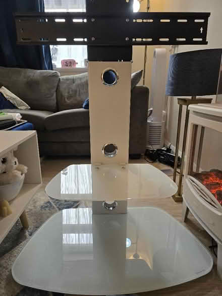 Photo of free Glass and metal TV Stand. (Foxwood YO24) #1