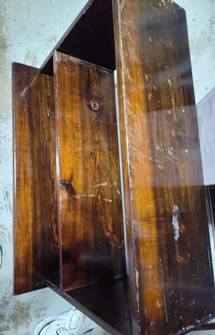 Photo of free Wooden storage shelf (Saugus) #2