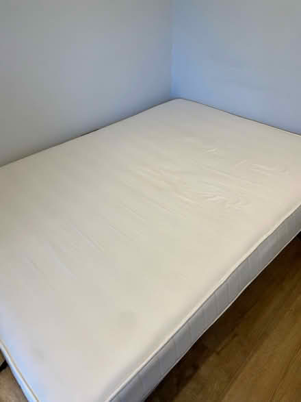 Photo of free Ikea double bed with mattress (St Marks Hill KT6 4) #2