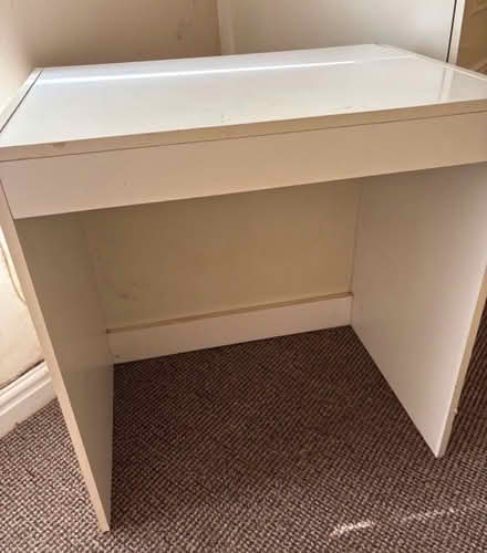 Photo of free Small white desk (L8, the Bread Streets, Dingle.) #1
