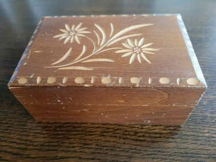 Photo of free Small carved wooden box (Adams Morgan) #3