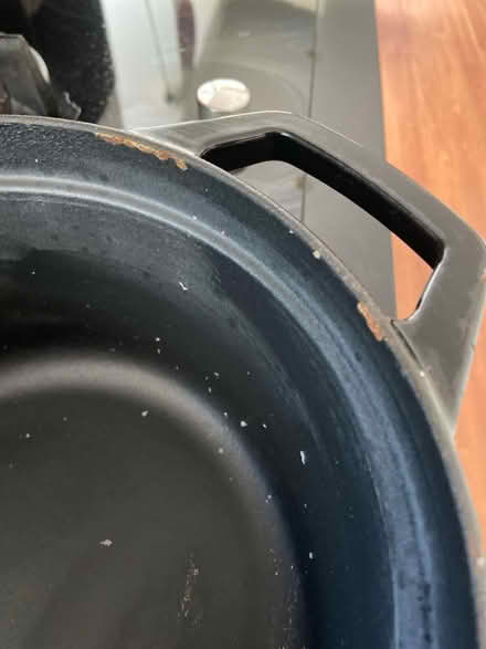 Photo of free Cast iron casserole pot (Loose, Maidstone ME15) #3