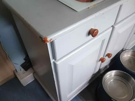 Photo of free Grey painted old pine dresser (Halifax HX3) #4