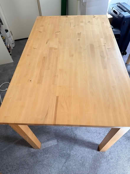 Photo of free IKEA timber table (Boroughbridge YO51) #1