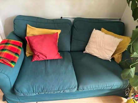 Photo of free Blue 2-seater couch (Forest gate E7) #2