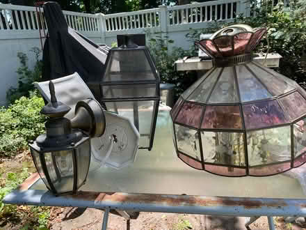 Photo of free Antique light fixtures (Watertown off School Street) #1