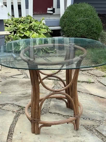 Photo of free Glass top table (Fredericksburg, VA) #1