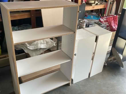 Photo of free Desk, shelving, chair, lamp (Laguna Lake Area, SLO) #2