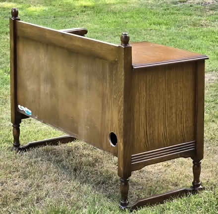 Photo of free Dark Wood Telephone Table Seat (Llandderfel LL23) #3