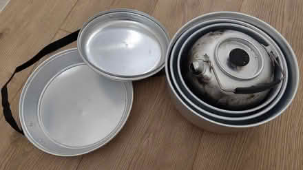 Photo of free Camping cooking set: kettle + pots (E17 St James St) #2