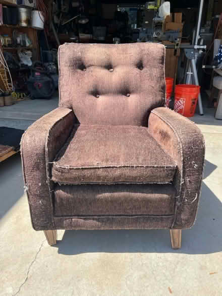 Photo of free Sofa chair black/brown (Uptown Whittier) #1
