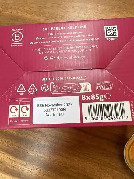 Photo of free Wet cat food (Ealing common W5) #2