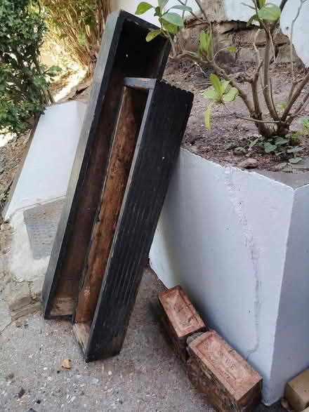 Photo of free Two wooden trough planters (Tufnell Park, N7) #1