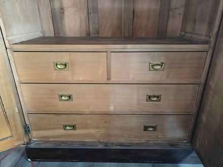 Photo of free 3 door vintage solid wood wardrobe (RM16 4QT) #3