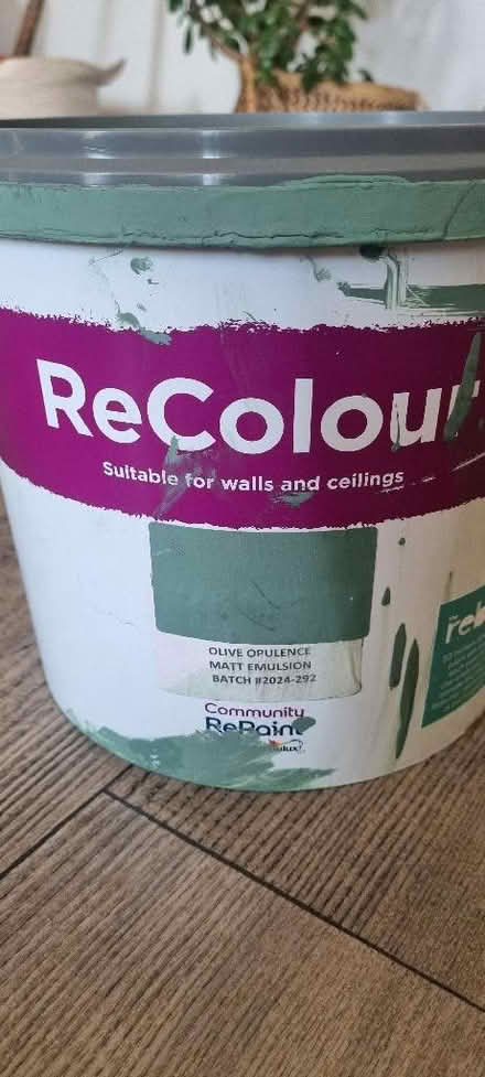 Photo of free Green Remanufactured Wall Paint 5l (Penrith CA11) #1