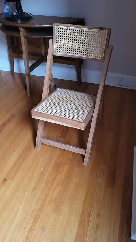 Photo of free wooden folding chair (Hyde Park) #1