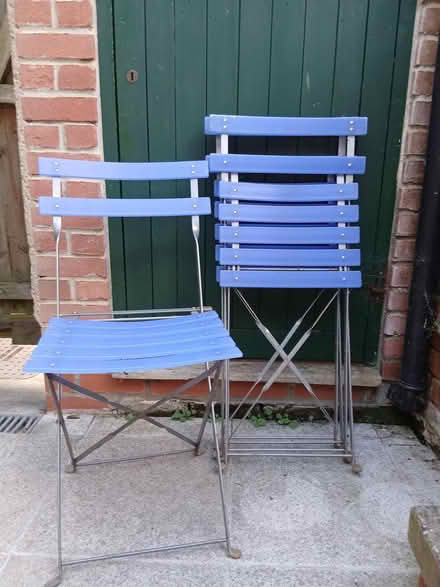 Photo of free 3 picnic chairs (The Hythe, Maldon CM9) #1