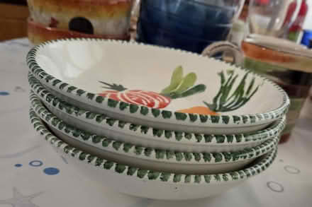 Photo of free Ceramic Pasta Bowls Set of 8 (Glenview near Northbrook) #1