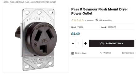 Photo of free Dryer plug (Prince crossing) #1
