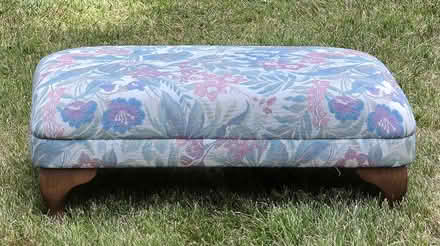 Photo of free Floral padded footstool (Llandderfel LL23) #3