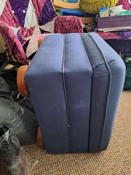 Photo of free Blue Storage Stool - Brockley SE4 (Crofton Park, Brockley) #1