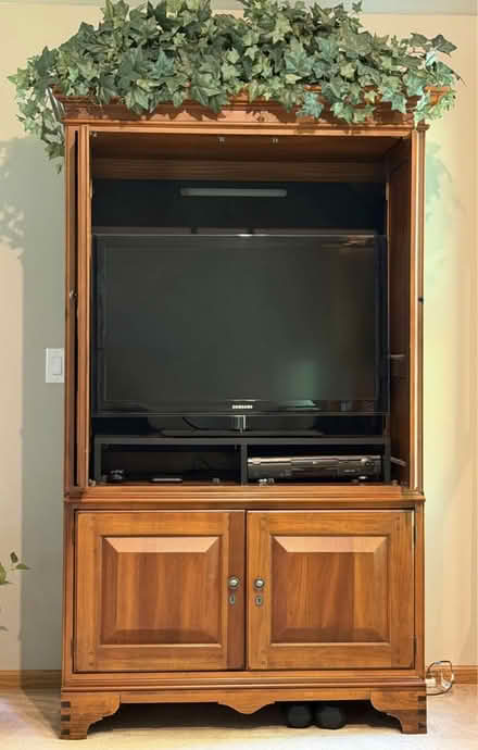 Photo of free Armoire Style Entertainment Center (W329N4063 High Hill CtNashotah) #2