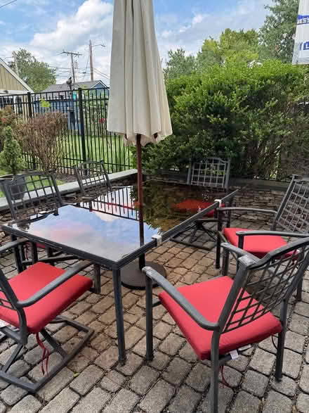 Photo of free Patio table and chairs (Fredericksburg, VA) #2