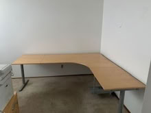 Photo of free IKEA Corner Desk, IKEA Bookshelf (Downtown Mountain View) #1