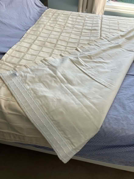 Photo of free Cream check bedroom curtains (Silverdale Road TN4) #3
