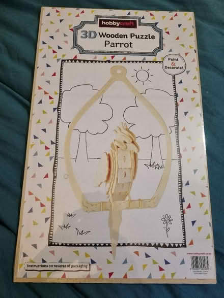 Photo of free 3D wooden puzzle parrot (Alperton HA0) #1