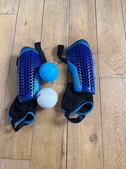 Photo of free Hockey shin pads and balls (Dean EH4) #1