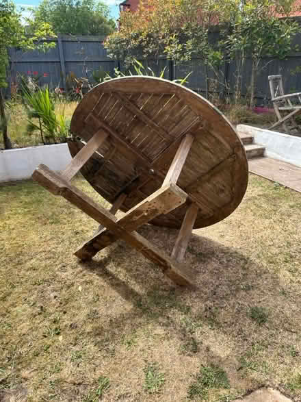 Photo of free Patio Table .. Teak (St5 .. Silverdale ..) #3