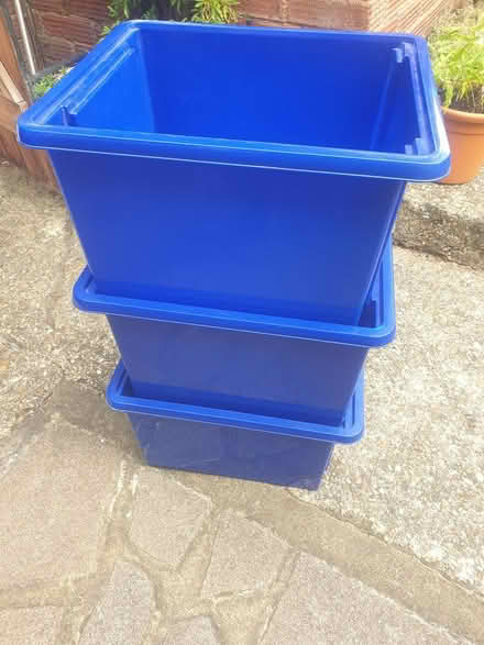 Photo of free Big Stackable Storage Boxes (Woodside WD25) #3