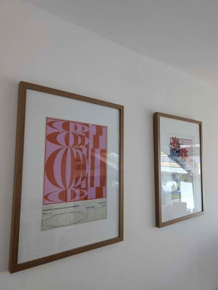 Photo of free Two 50x65cm wood frames (Stockwell/Clapham North SW9) #2