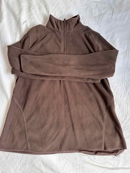 Photo of free Womens brown quarter zip fleece M (Brixton SW9) #1