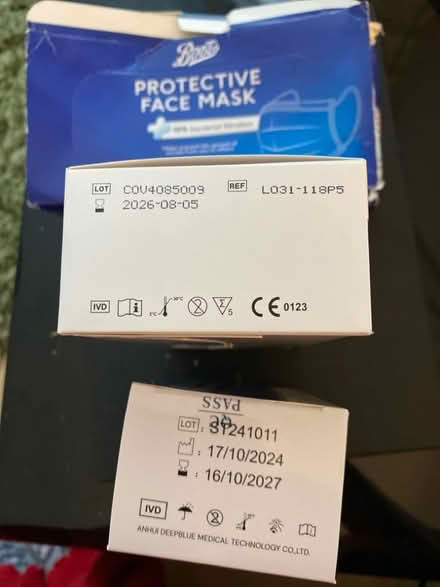Photo of free 2x5 Boxes of COVID Test Kits and Open Box of Masks (Clayton Heights BD6) #2