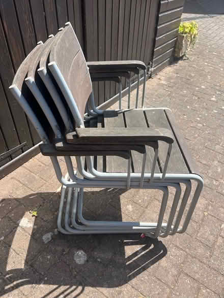 Photo of free Stackable chairs (Broseley TF12) #1