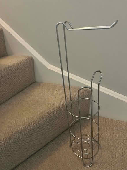 Photo of free Bathroom bin and toilet roll holder (Sainsburys GL52) #1