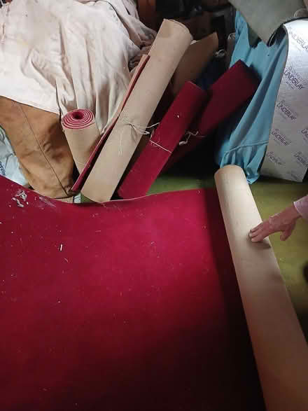 Photo of free hessian backed carpet peices (Belper DE56) #1