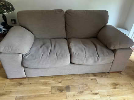 Photo of free 2 x Beige two seater sofa’s (Shifnal TF11) #1