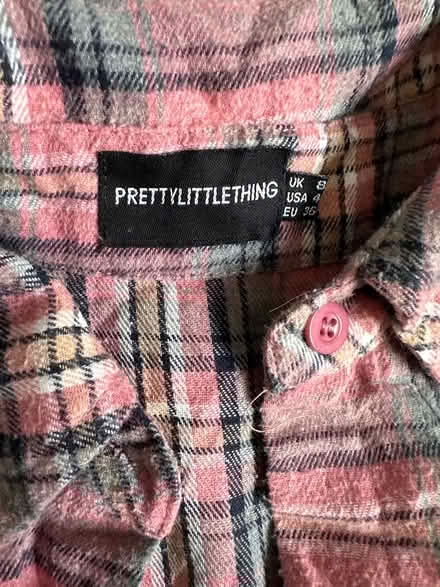 Photo of free Womens pink oversized shirt size 8 (Brixton SW9) #2