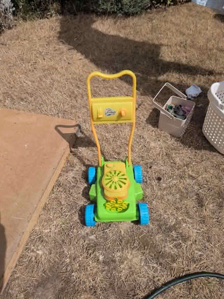 Photo of free Bubble blowing lawn mower (Stanway CO3) #1