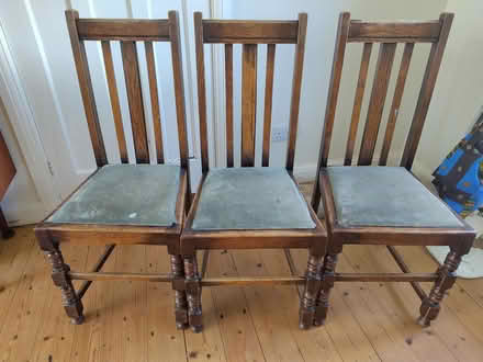 Photo of free 3 dining chairs (Bowerham LA1) #1
