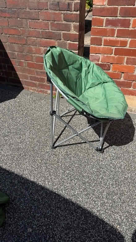 Photo of free Green moon camping chair (Ecclesall S11) #1