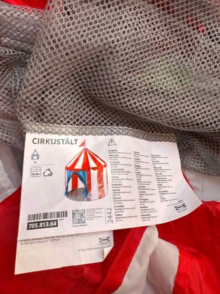 Photo of free IKEA CIRKUSTÄLT tent (W4 3RL) #1